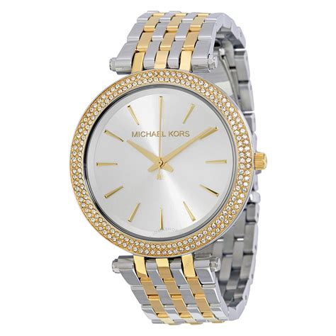 michael kors watch two tone|michael kors darci watch 26mm.